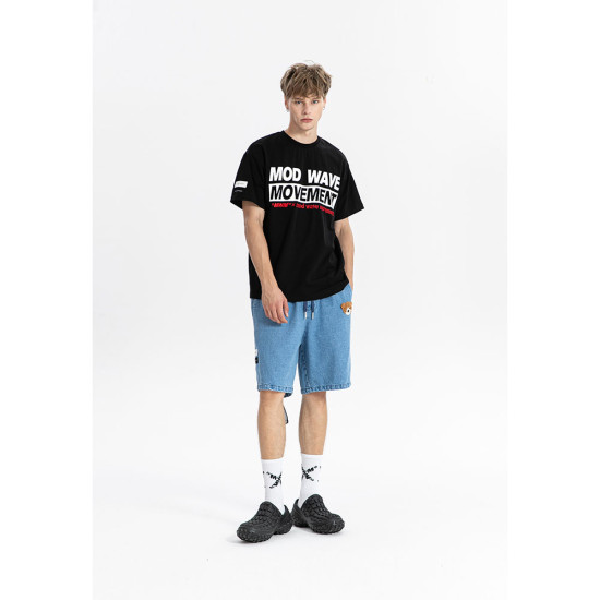 MWM Unisex κοντομάνικη μπλούζα Teddy Bear Streetwear Dog Print Tee